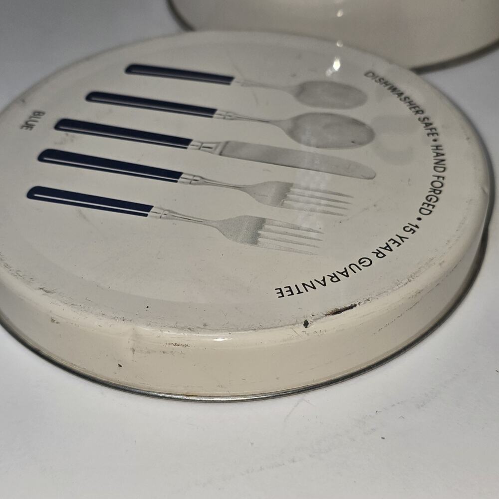 Vintage Stanley Roberts Spectrum Flatware Canister – Mid Century Modern Striped - Picture 14 of 14